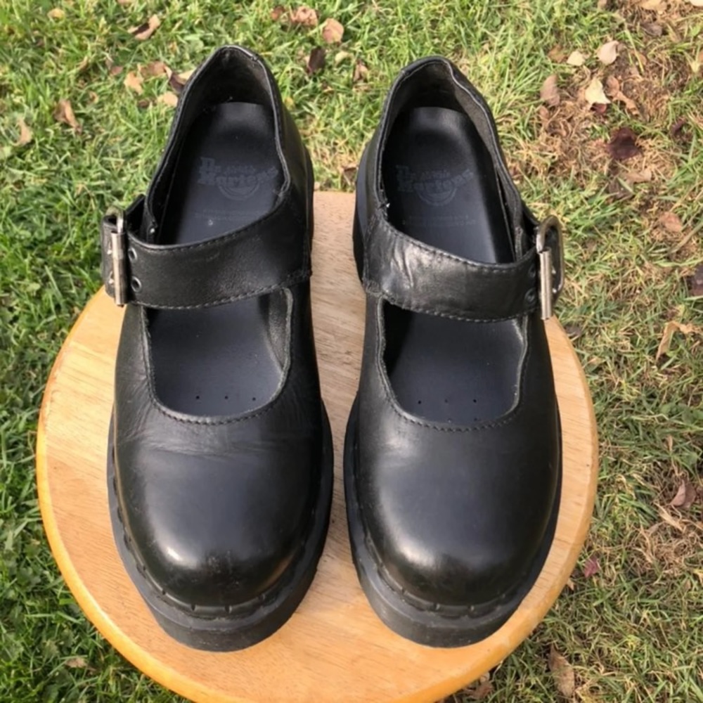 Dr. Martens Platform Buckle Mary Janes - Picture 2 of 13